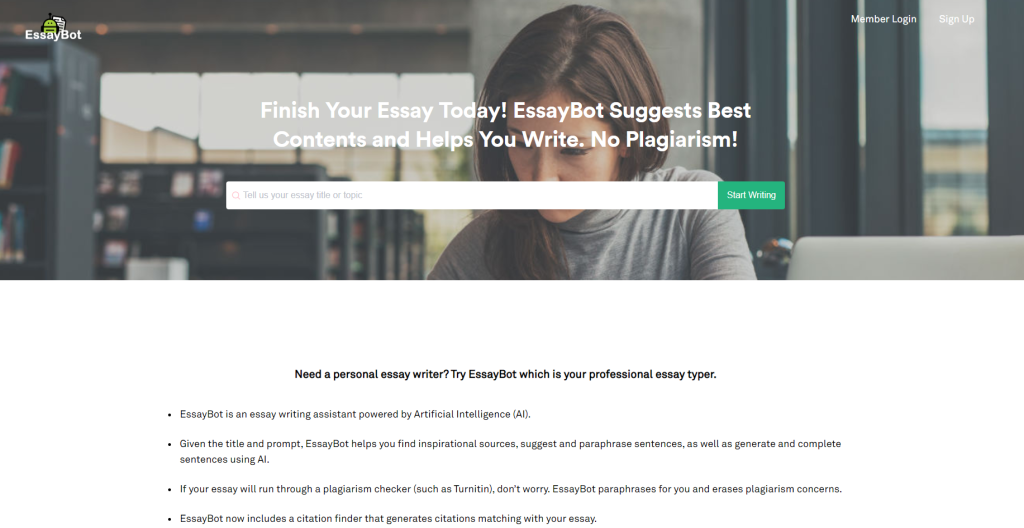 best free essay typer