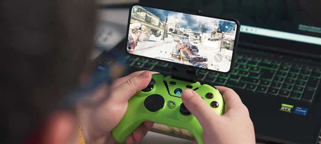 Photo Mobile game addiction